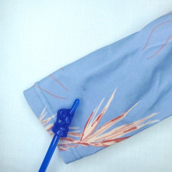 Jessica Simpson Rash Guard Shirt Girls 24M Months Purple Sun Swim Stretch Palms - Picture 9 of 10